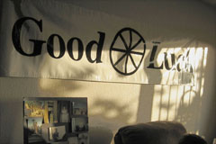 Good Luck Sign with Dharma Wheel