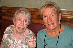 Great Grandma Wilkin and Grandma Pat